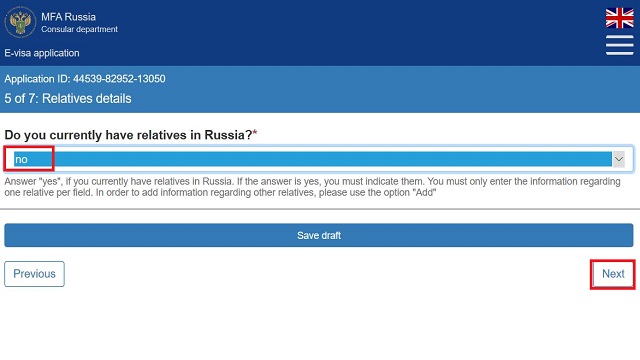 Apply E-visa to enter vladivostok homepage screen shot