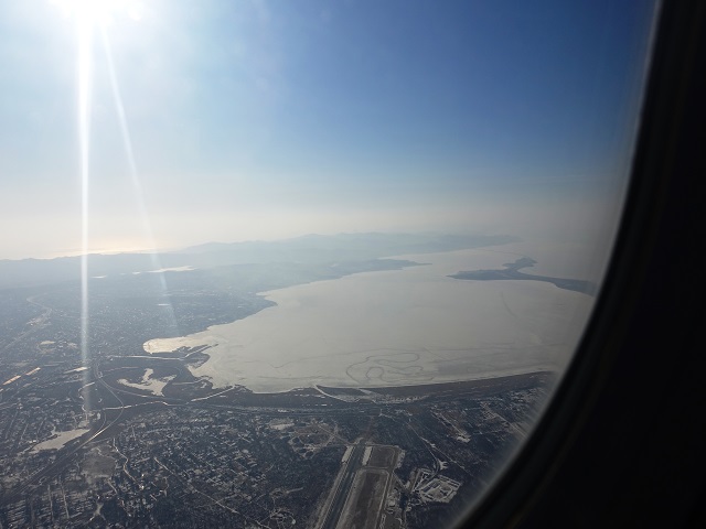 ウラジオストクの上空　Vladivostok from sky