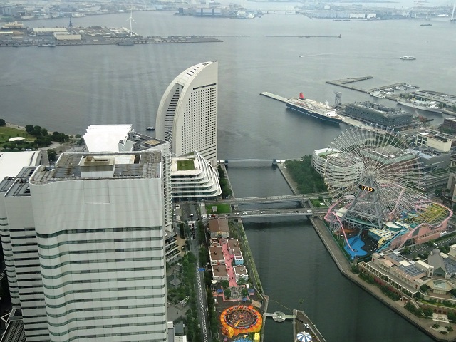 横浜ロイヤルパークホテルからの眺め