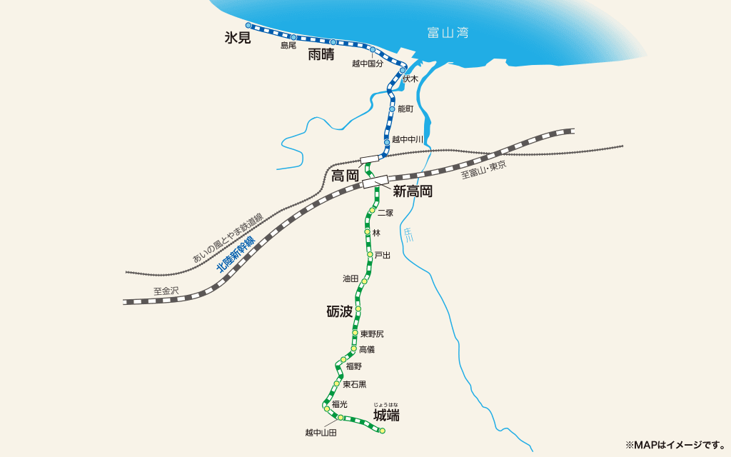 べるもんたの路線図