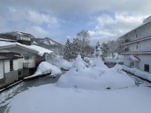 河鹿荘の部屋からの景色