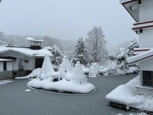 河鹿荘の部屋からの眺め