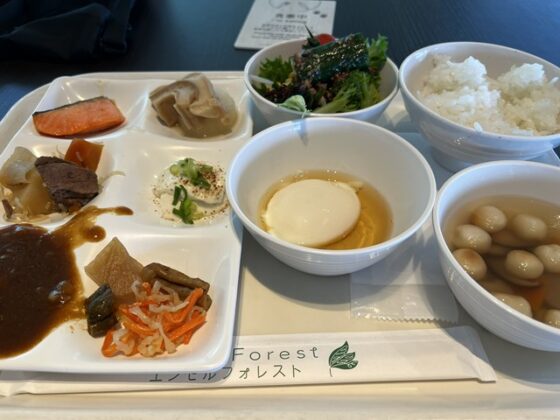 エンゼルフォレスト白河高原の朝食